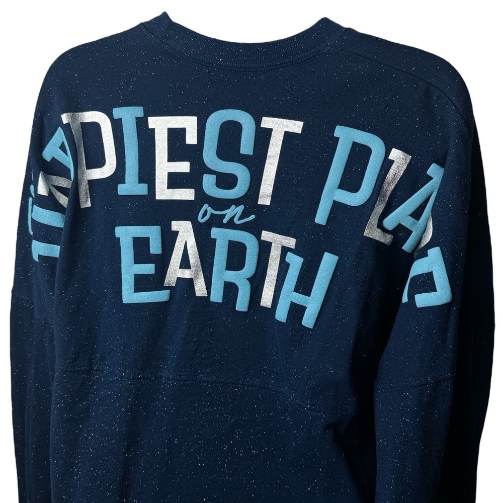 Disneyland 65th Anniversary Blue Sparkle Spirit‎ Jersey Collectible Adult Size M - Picture 4 of 10